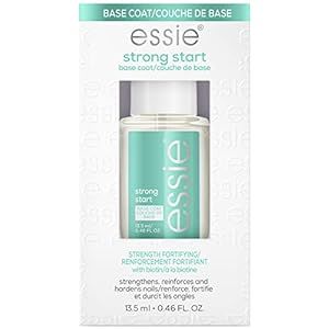 essie Nail Care, 8-Free Vegan, Strong Start Base Coat, strengthening nail polish, 0.46 fl oz