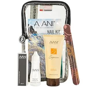 AVANI Dead Sea Cosmetics Women’s Premium Quality Nail Care Kit – Includes Cuticle Oil, Nail Buffer, Nail File, Mineral Moisturizing Hand Cream (9 OZ)